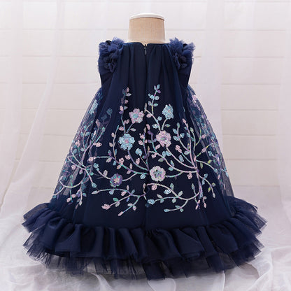 Ball Gown Scoop Sleeveless Sequins Flower Girl Dresses