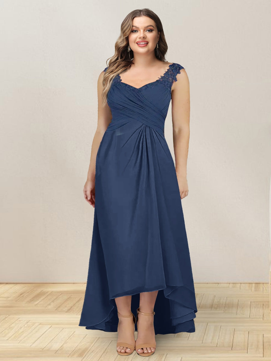 A-Line/Princess Sleeveless Long Formal Plus Size Evening Dresses With Ruffles & Jacket