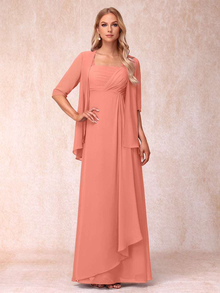 Salmon mother of the bride outlet dresses