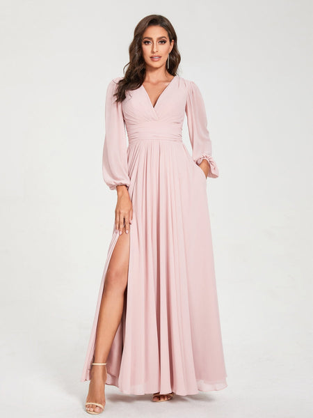 Matron of Honor Dresses with Sleeves