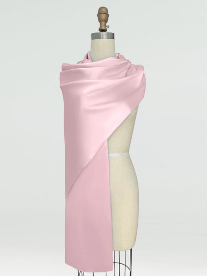 (18x89in.) Silk Satin Shawls & Wraps for Women