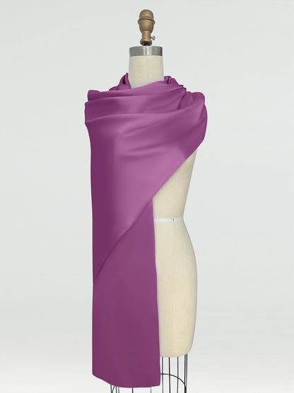 (18x89in.) Silk Satin Shawls & Wraps for Women