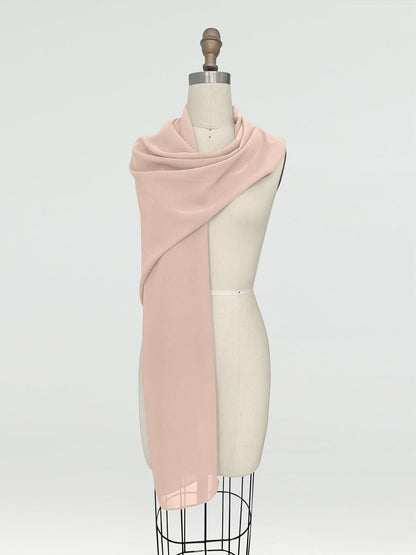 (18x89in.) Chiffon Shawls & Wraps for Women