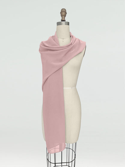 (18x89in.) Chiffon Shawls & Wraps for Women