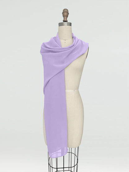 (18x89in.) Chiffon Shawls & Wraps for Women