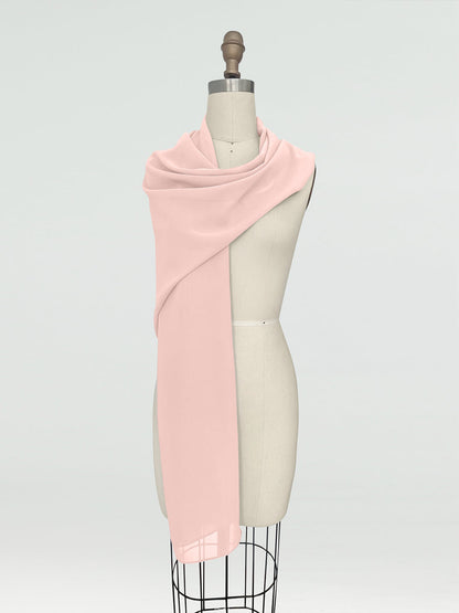 (18x89in.) Chiffon Shawls & Wraps for Women