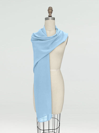 (18x89in.) Chiffon Shawls & Wraps for Women