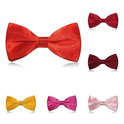 Men's Solid Colored Bow Tie