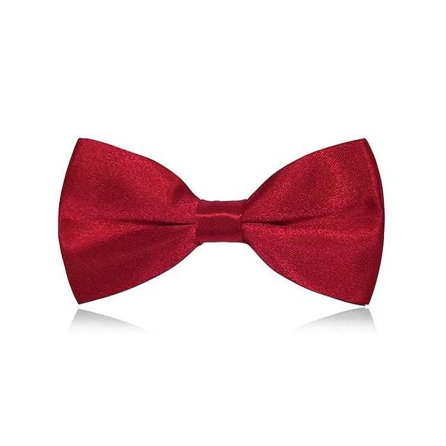 Men's Solid Colored Bow Tie