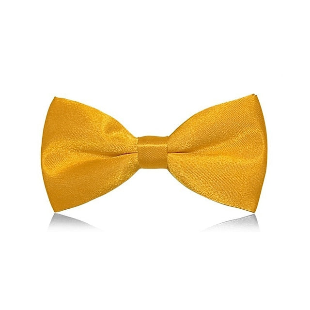 Men's Solid Colored Bow Tie