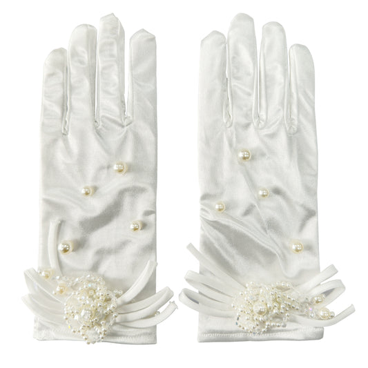 Elastic Short Wedding Gloves