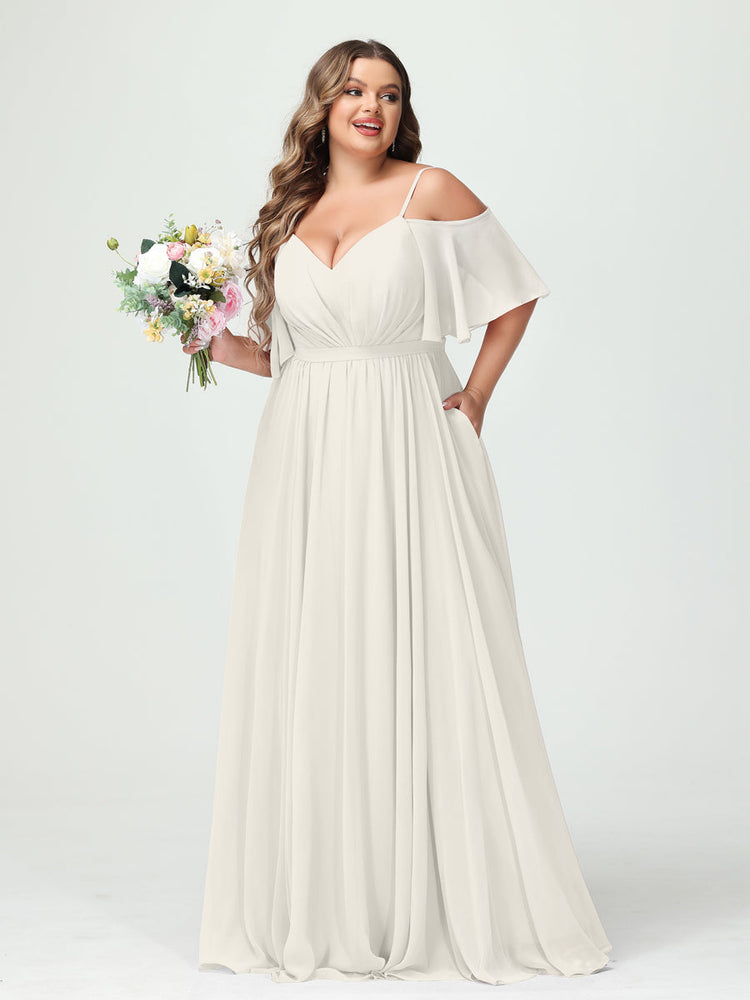 A line princess sales bridesmaid dress