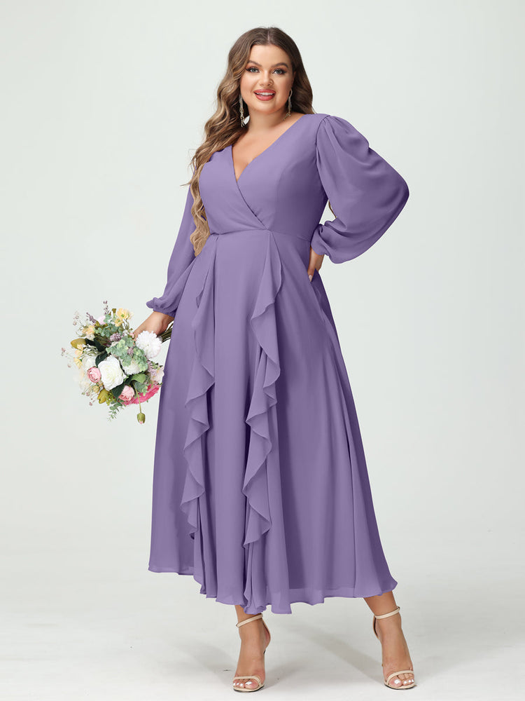 Plus Size Plum Bridesmaid Dresses