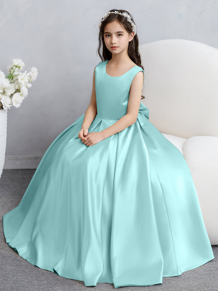 Lime green flower girl dresses best sale